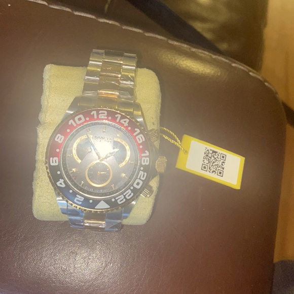 Stainless steel invicta watch